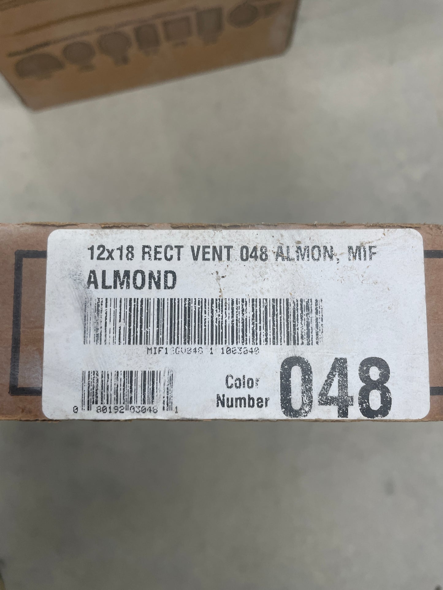 Almond Exterior Wall Vent